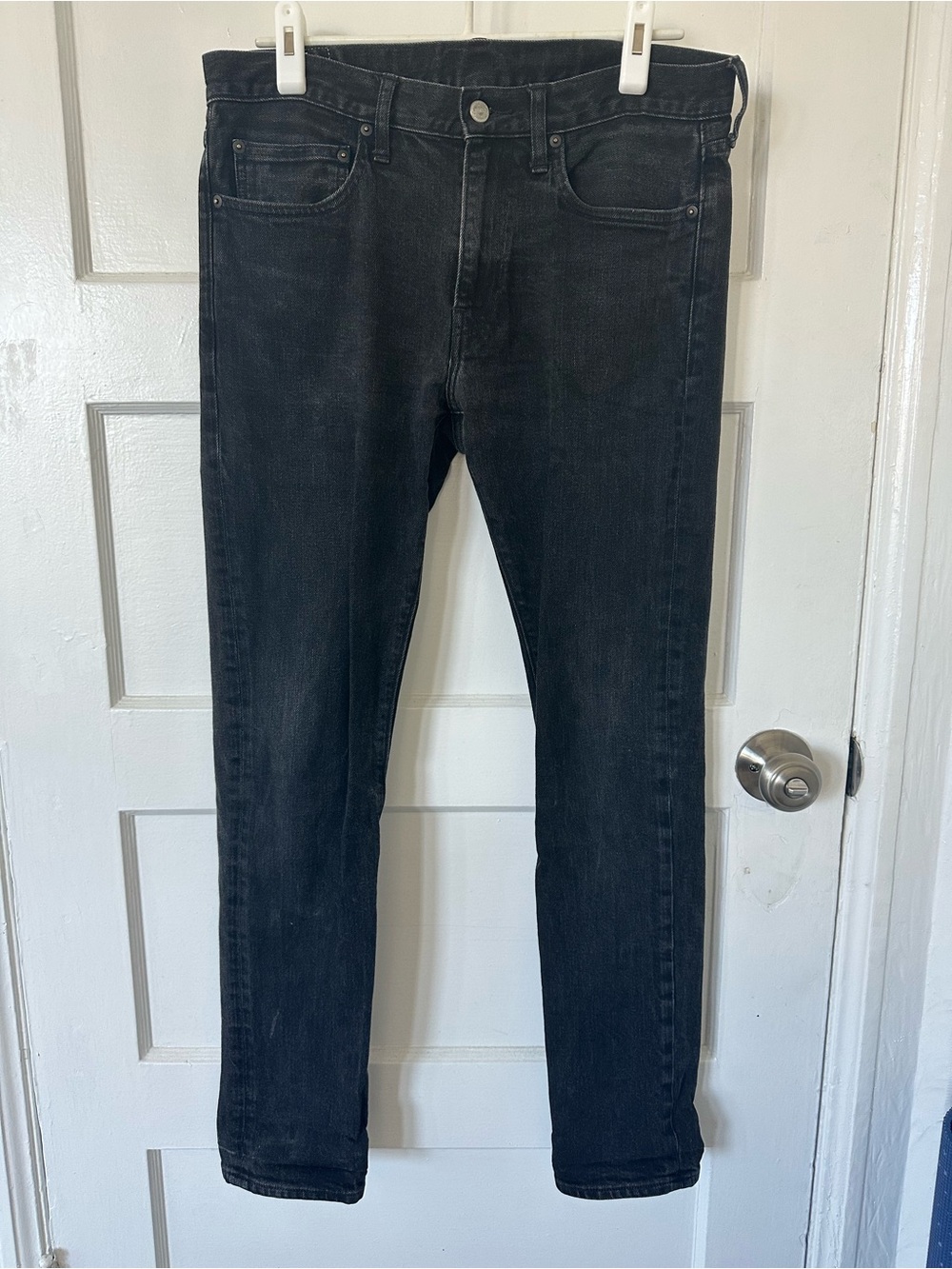 J. Crew Men's Skinny Black Jeans